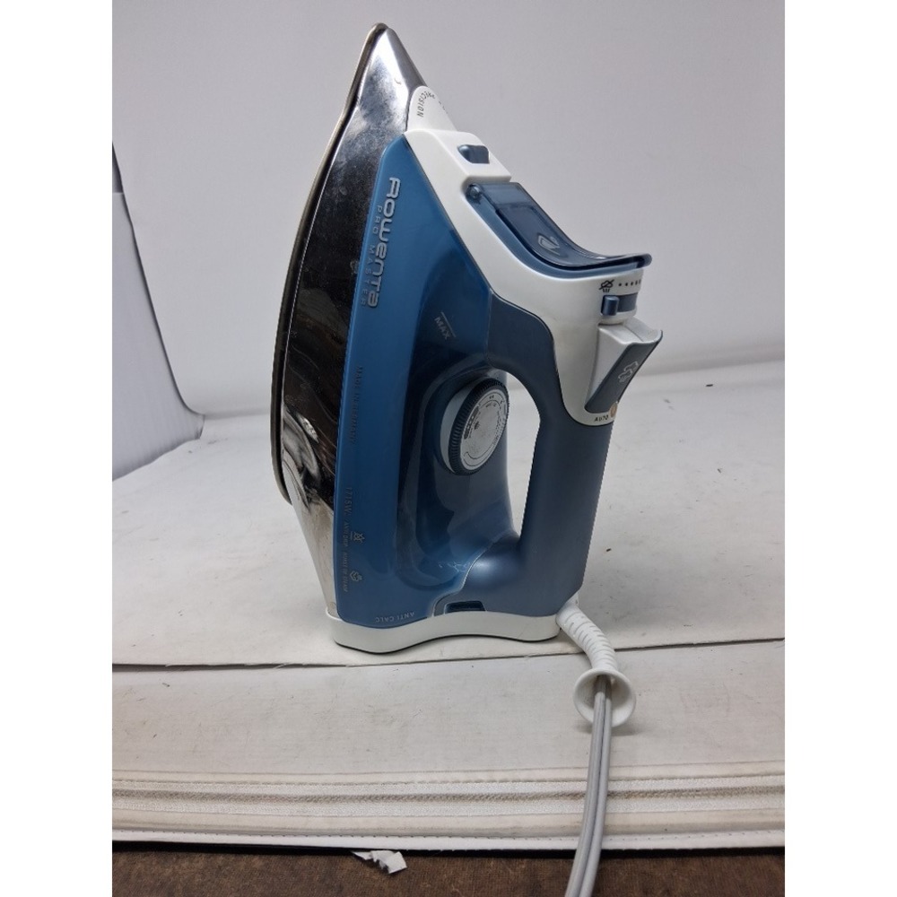 Rowenta Pro Master 1715W Steam Iron Blue White Made in Germany DW8181